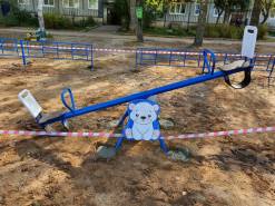 Монтаж детской площадки Воробьево